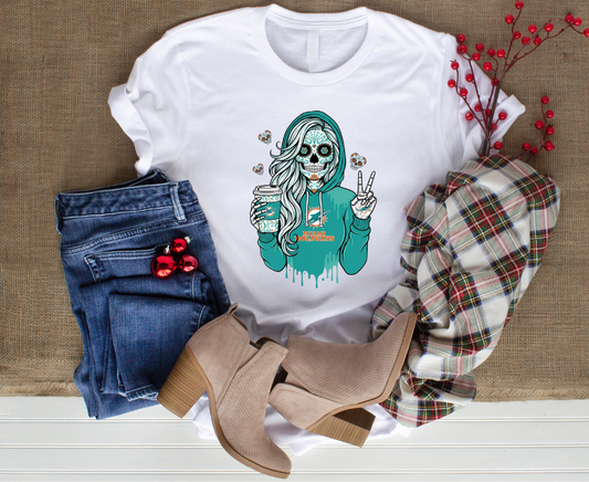 Miami dolphins coffee mom