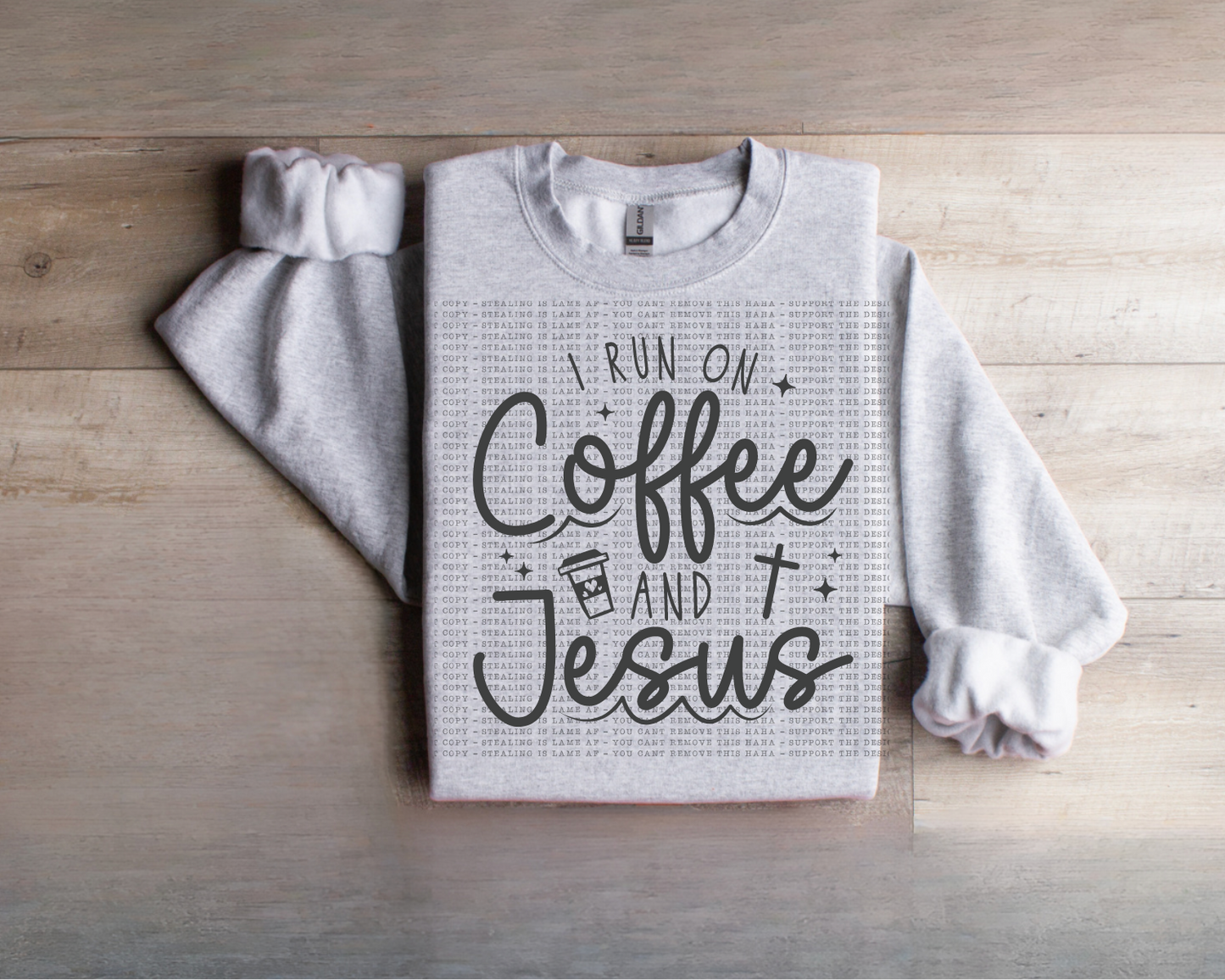 I run on coffee and Jesus