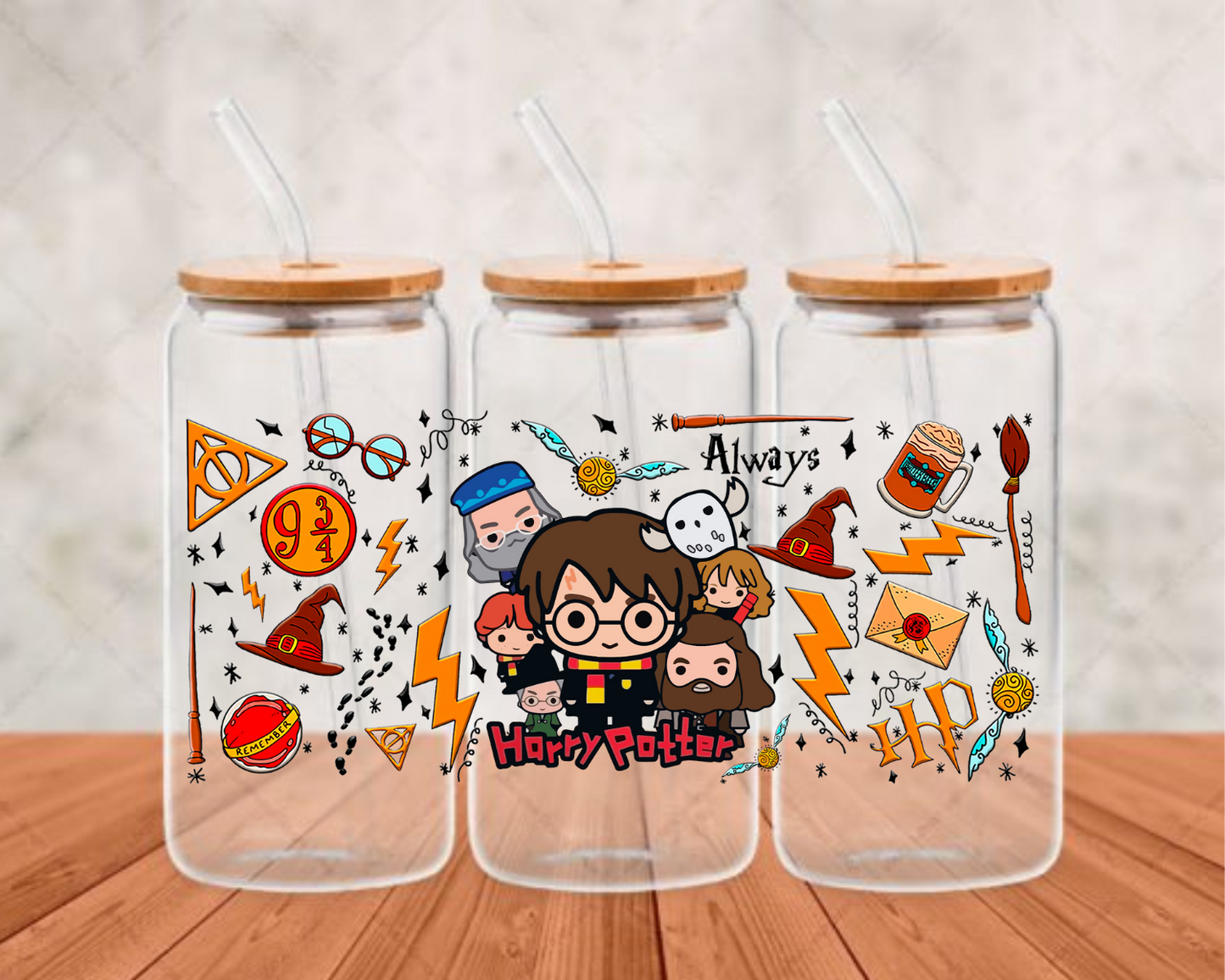 HarryPotter4 UV-DTF (adhesive cup wrap)