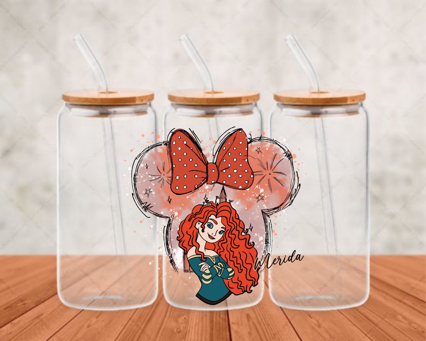 Merida UV-DTF adhesive cup wrap