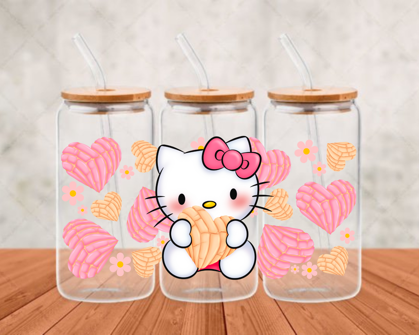 Hello Kitty AND CONCHA UV-DTF adhesive cup wrap