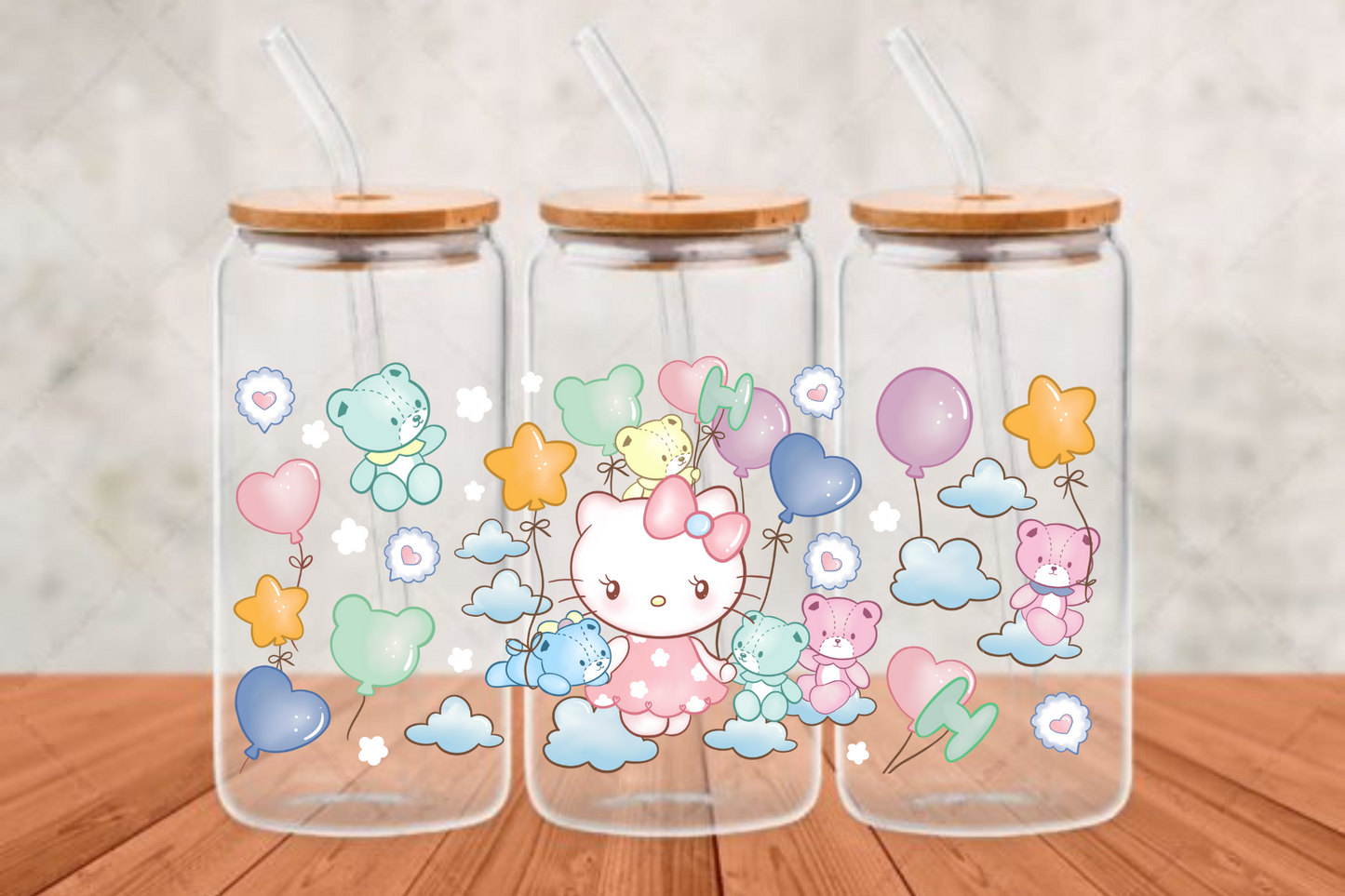 hello kitty pink UV-DTF adhesive