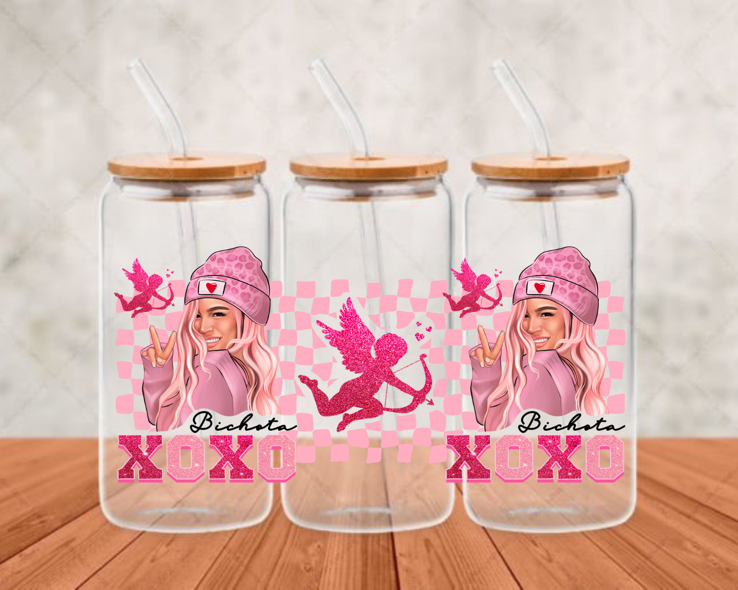 KAROL G /XOXO UV-DTF adhesive cup wrap