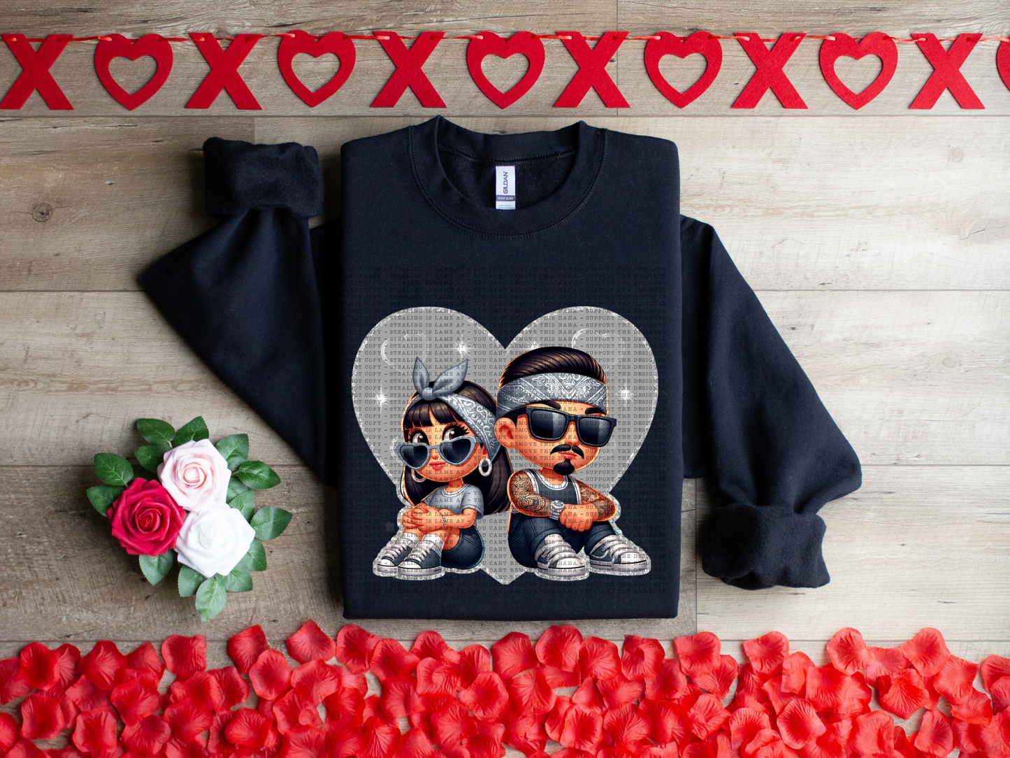 Gary heart Old School Cholo Couple