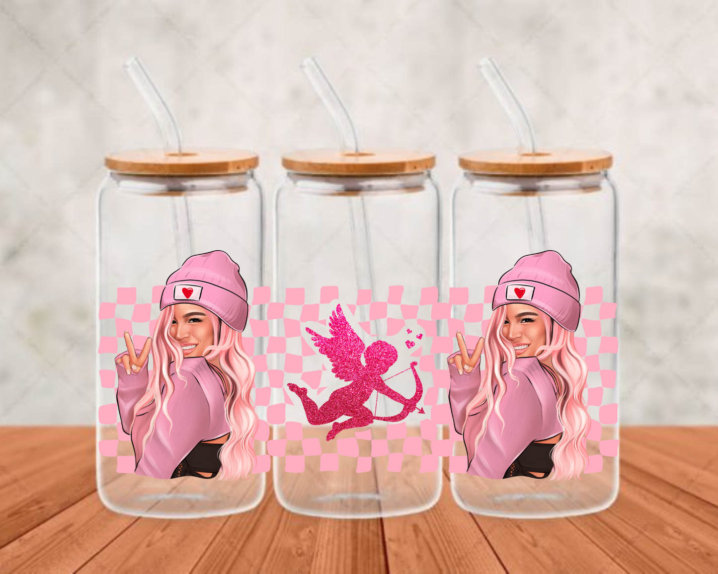 KAROL G /X CUPID UV-DTF adhesive cup wrap