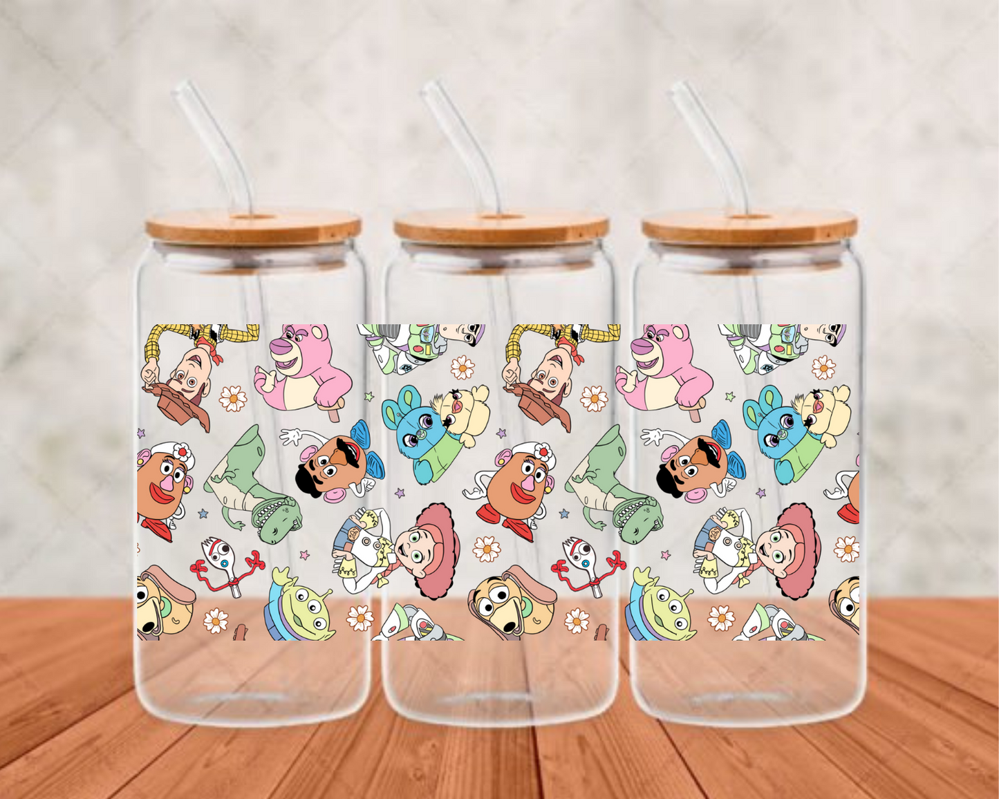 Toy Story 3 UV-DTF adhesive cup wrap