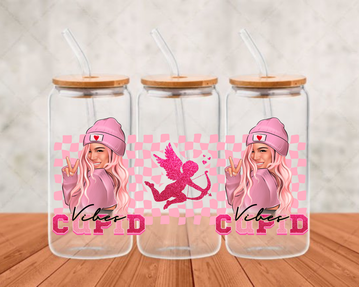 KAROL G /VIBES CUPID UV-DTF adhesive cup wrap