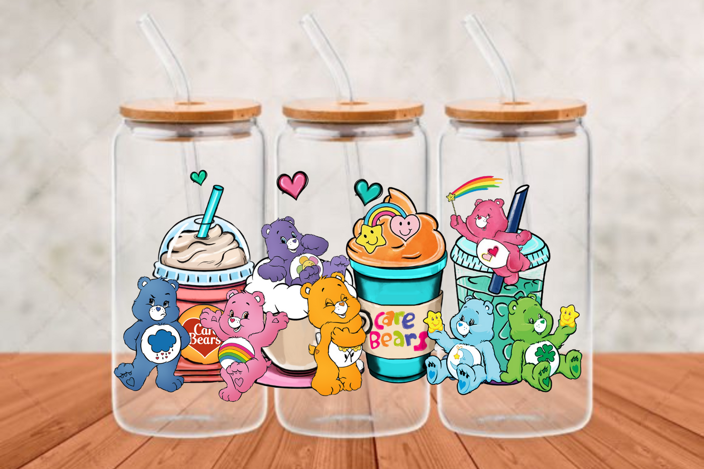 Care Bears UV-DTF adhesive