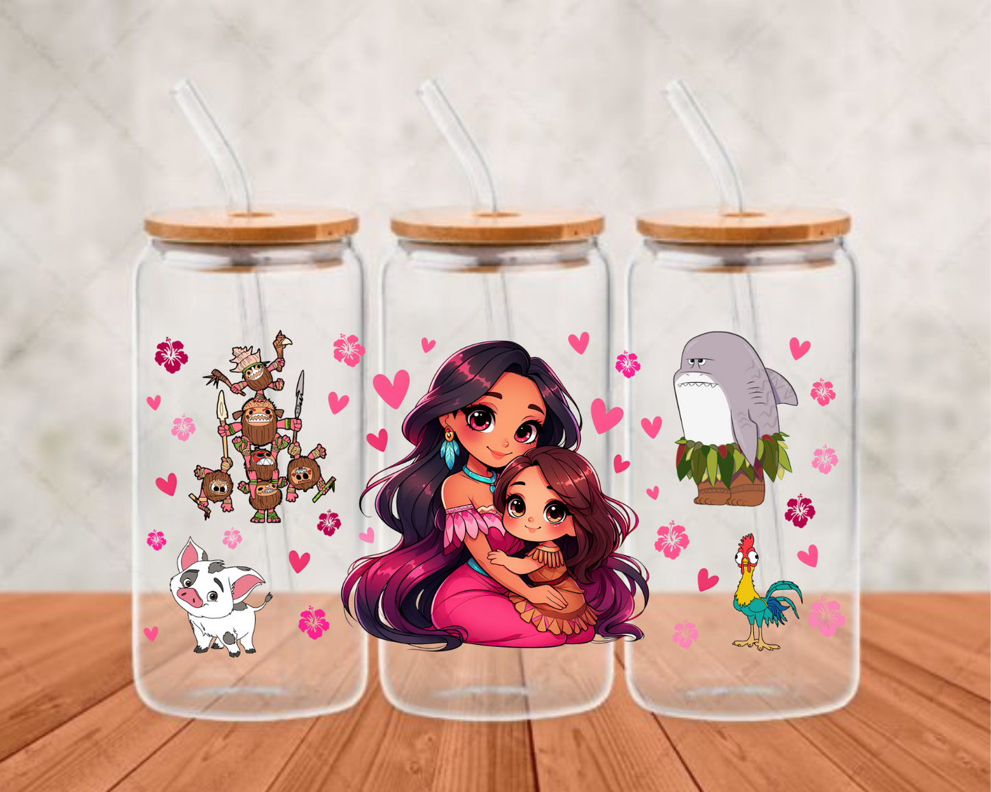 Pocahontas baby UV- DTF Adhesive cup wrap