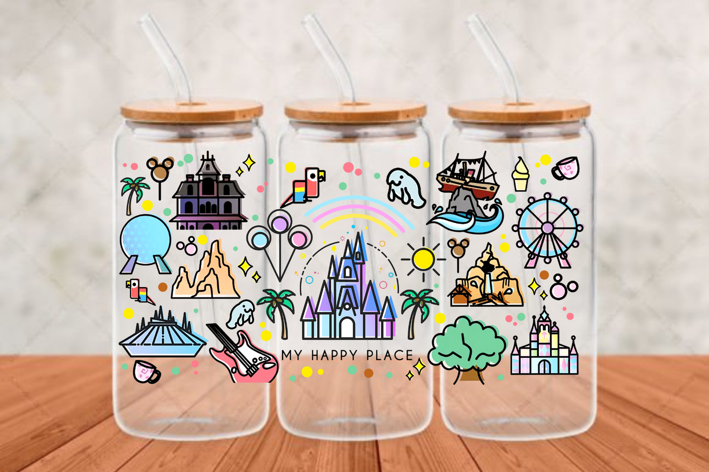 my happy place UV-DTF adhesive