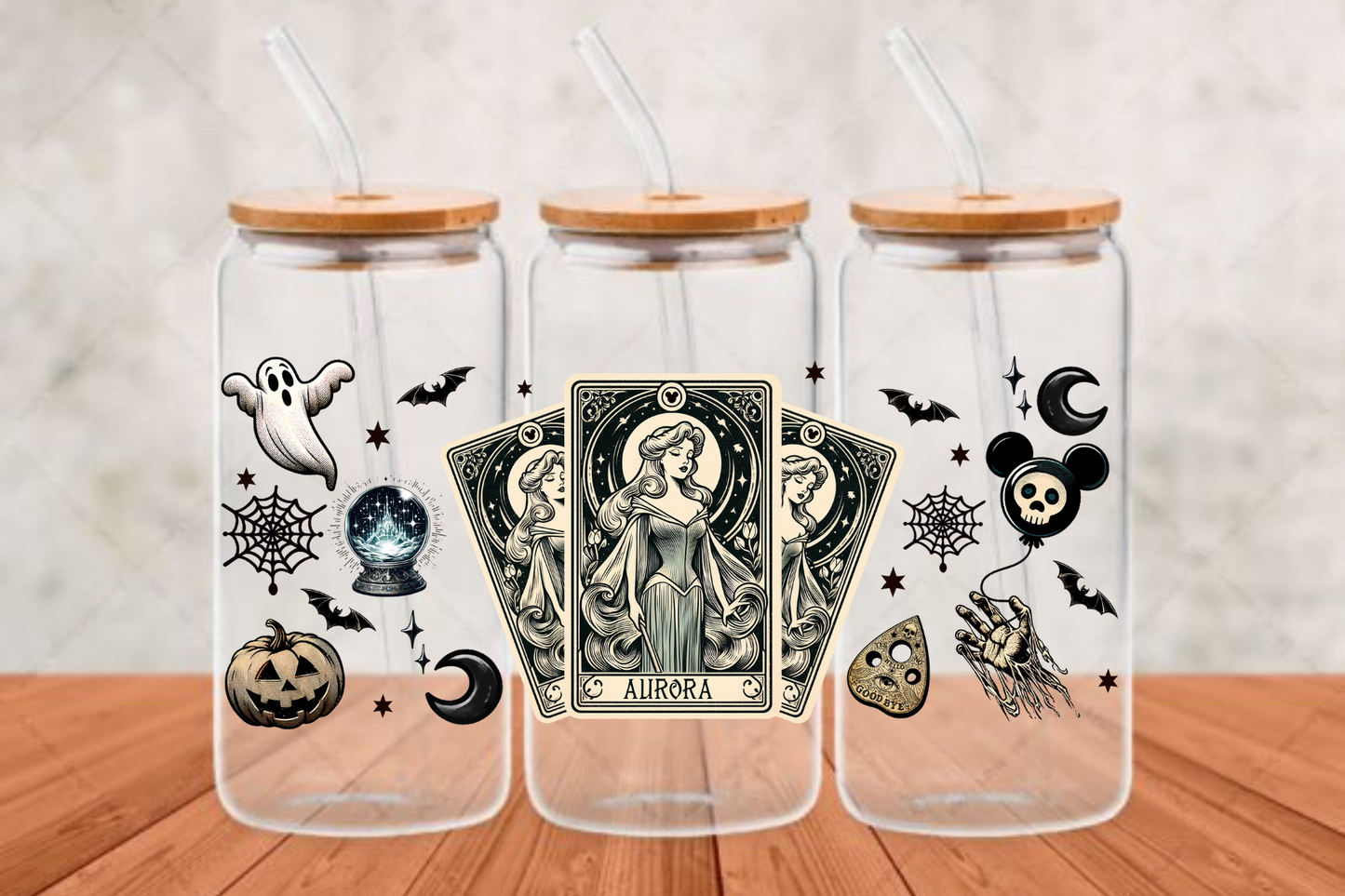 Aurora (1). UV-DTF adhesive cup wrap