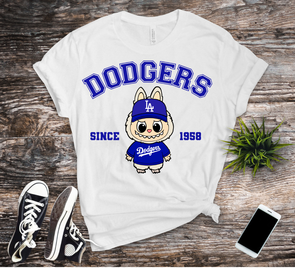 la labubu blue dodgers
