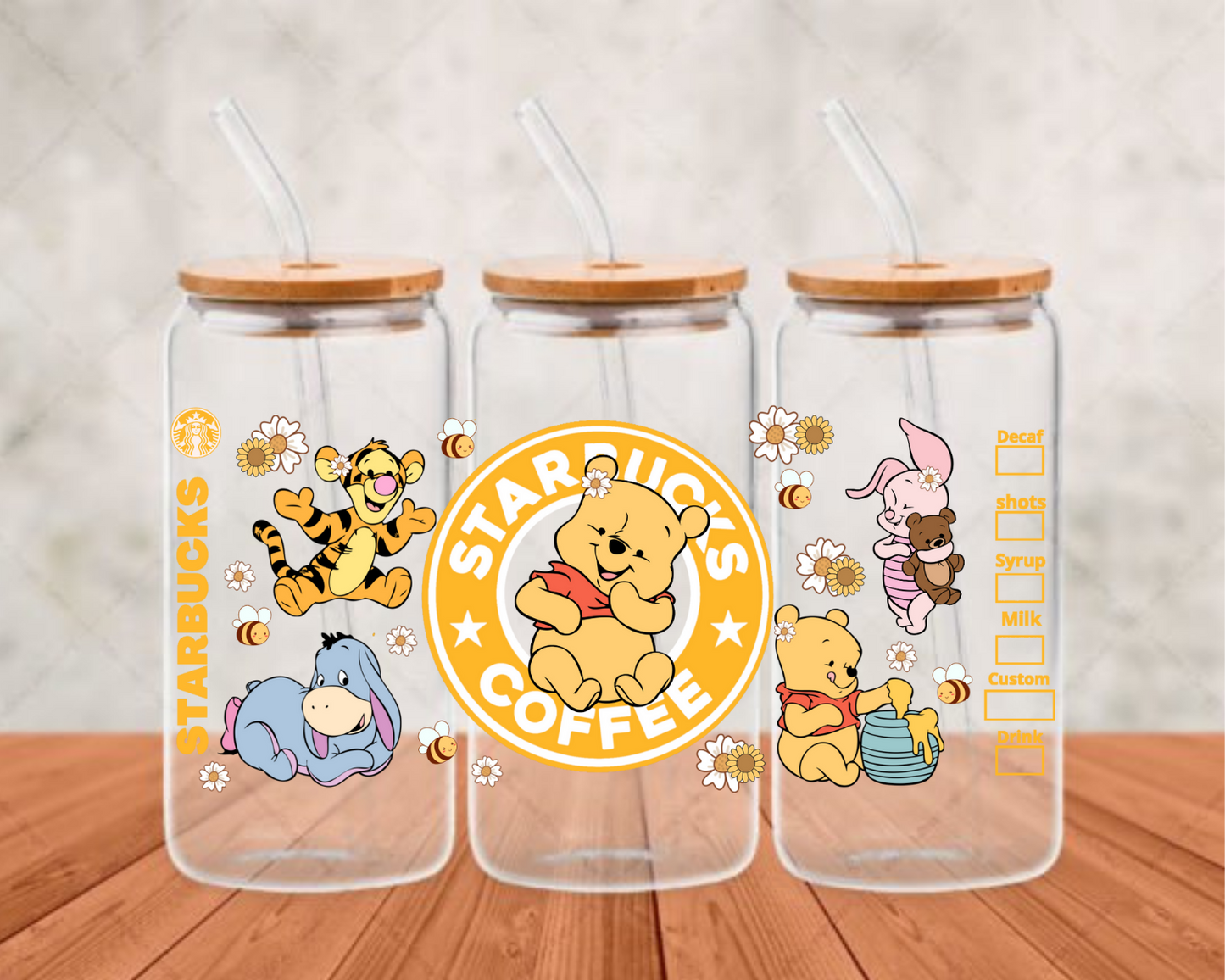 Baby Winnie UV-DTF (adhesive cup wrap)