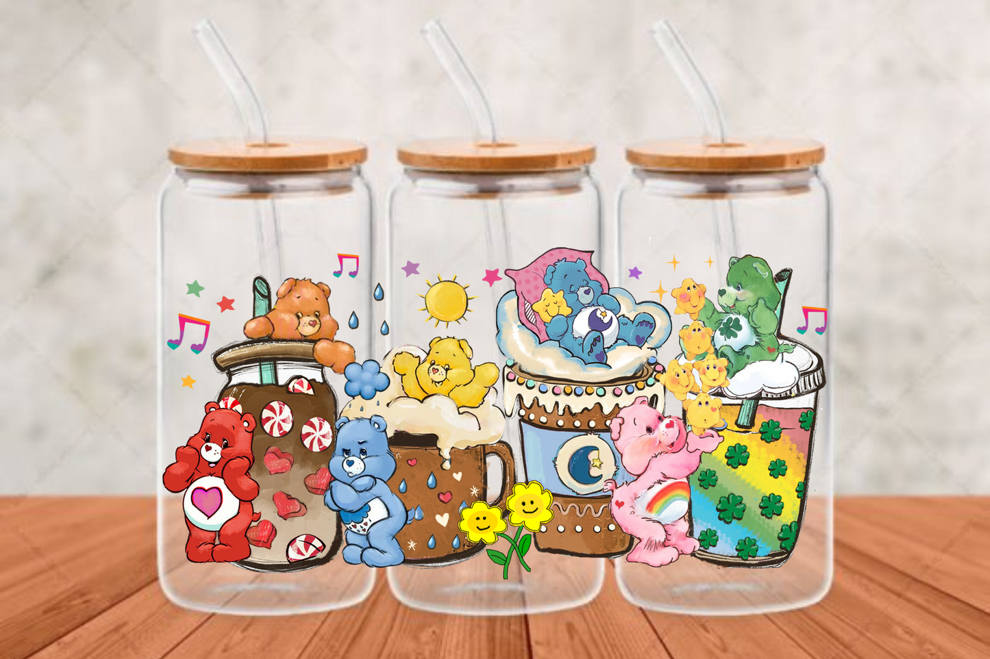 bear friends UV-DTF adhesive