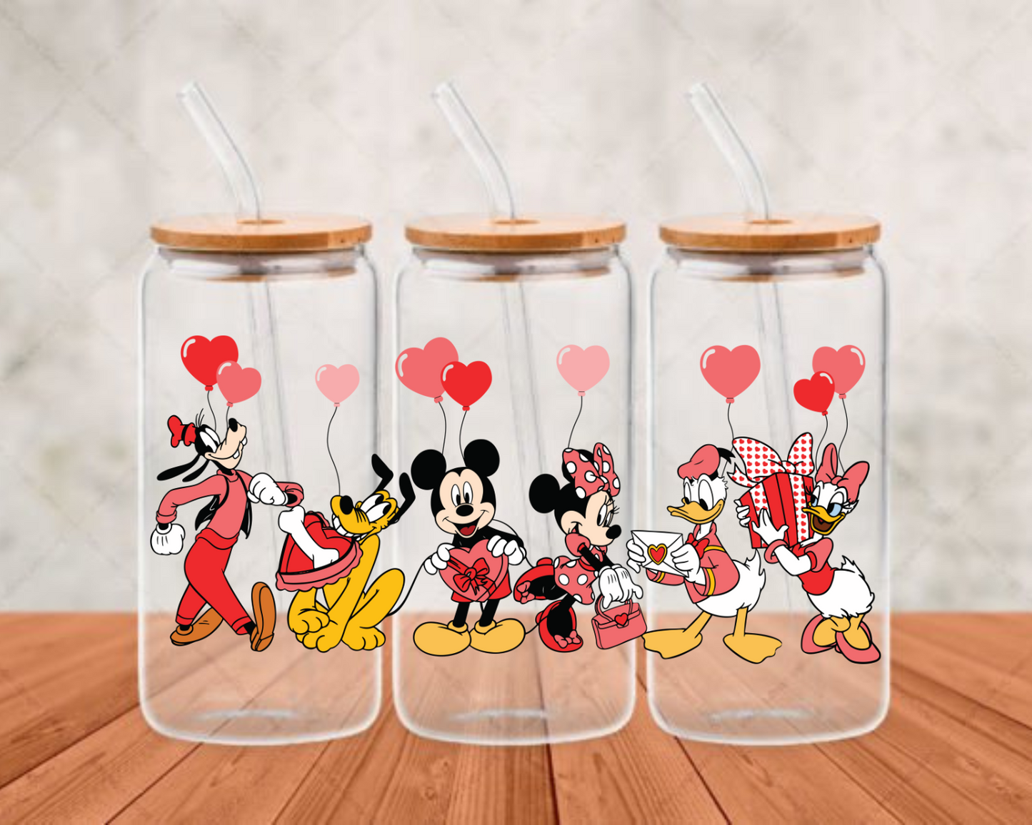 MOUSE AND friends -DTF adhesive cup wrap