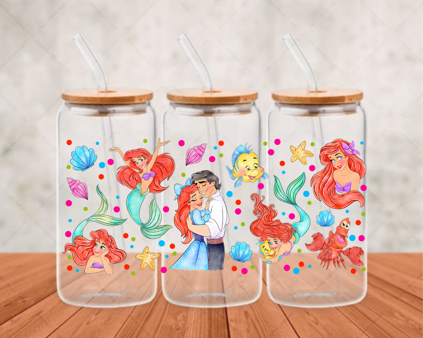 Ariel And Eric UV-DTF (adhesive cup wrap)