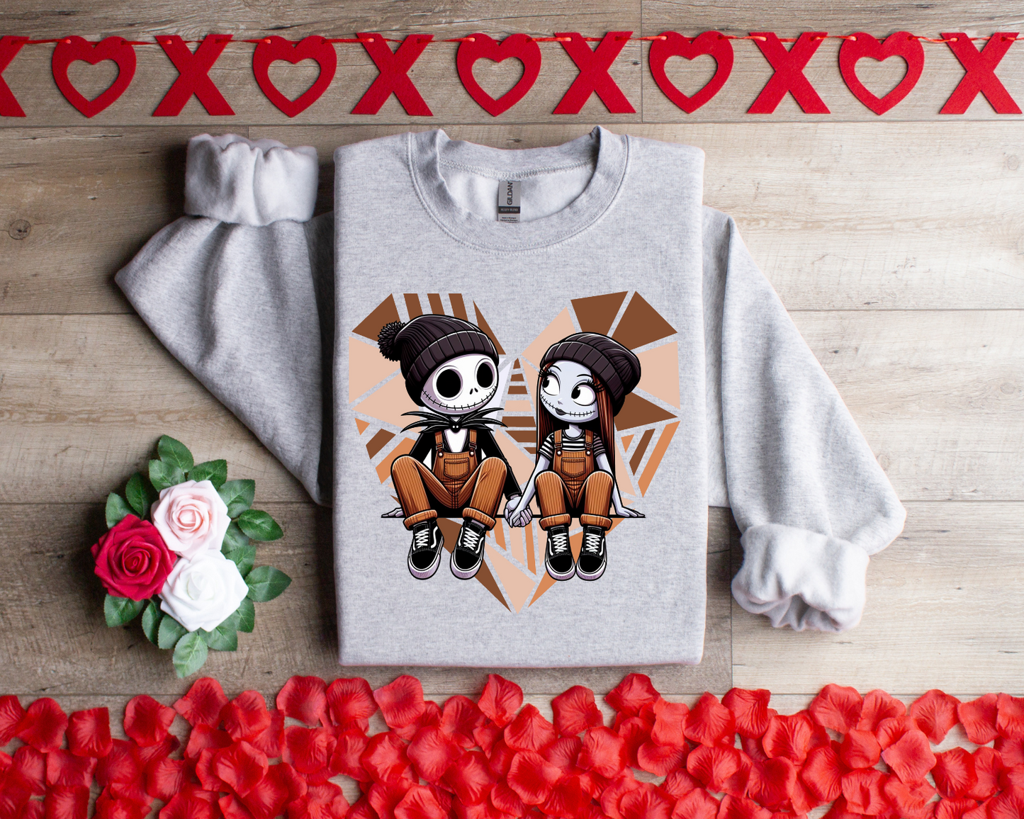 Jack And Sally Abstract Heart