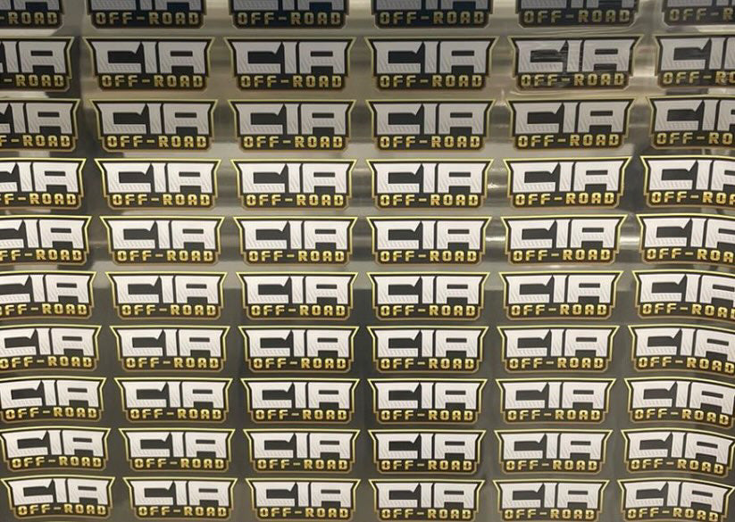 Raised UV DECALS Up to 3 inches