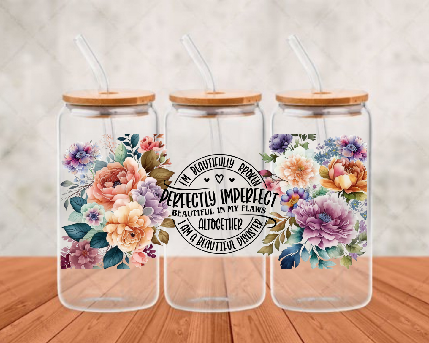 perfectly UV-DTF adhesive cup wrap