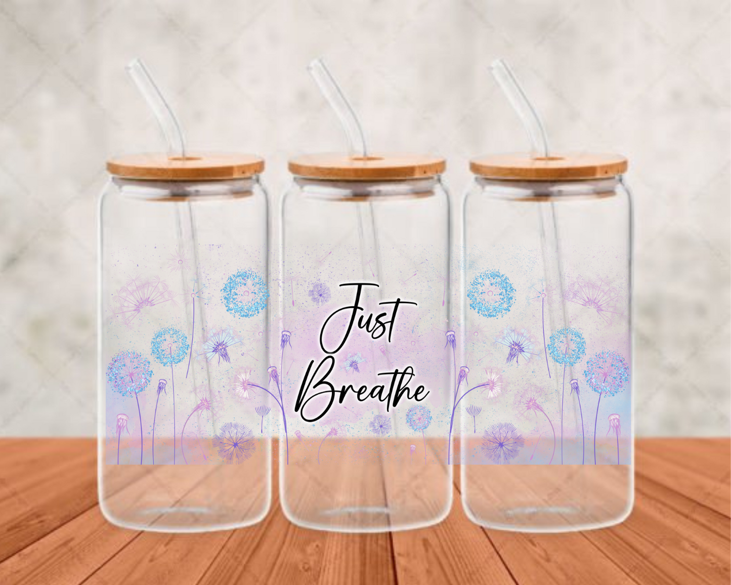 just_breathe UV-DTF adhesive cup wrap