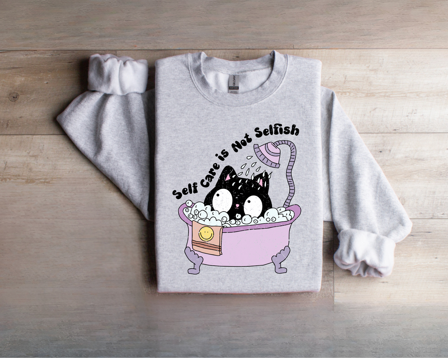 Self care is not selfish DISTRESSED