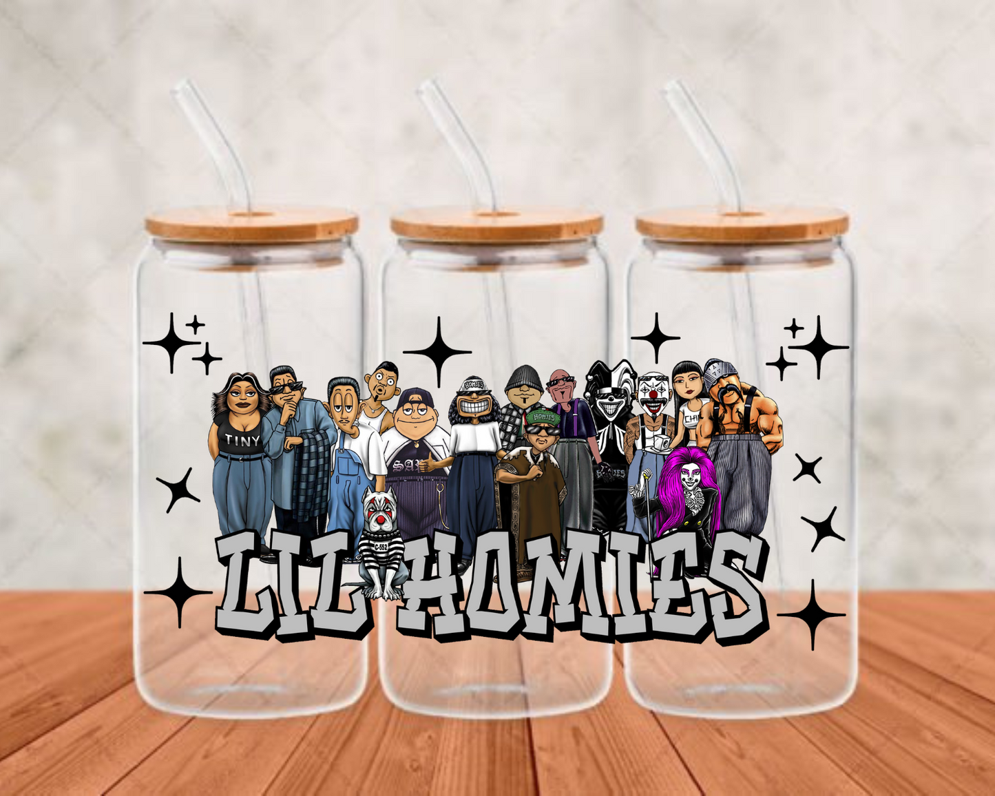 little homies UV-DTF adhesive cup wrap