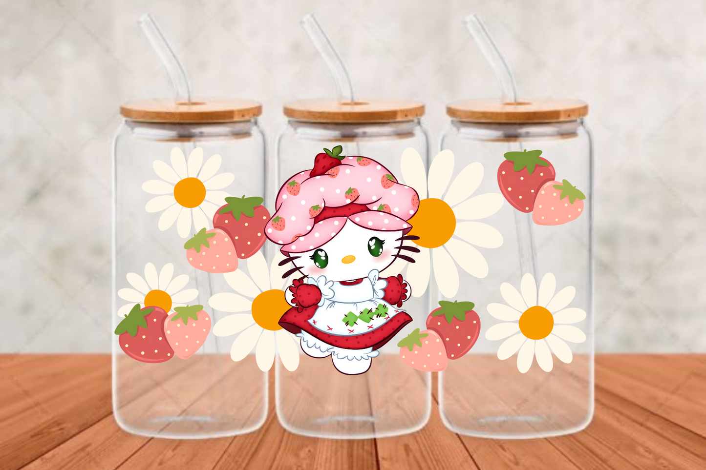 hk shortcake UV- DTF Adhesive cup wrap