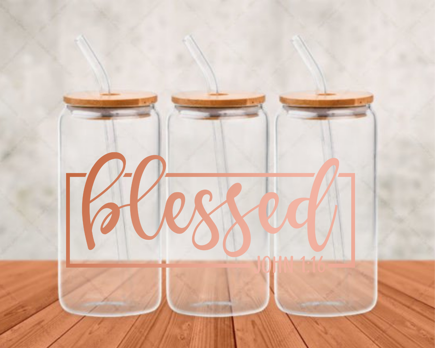 Blessed UV-DTF (adhesive cup wrap)