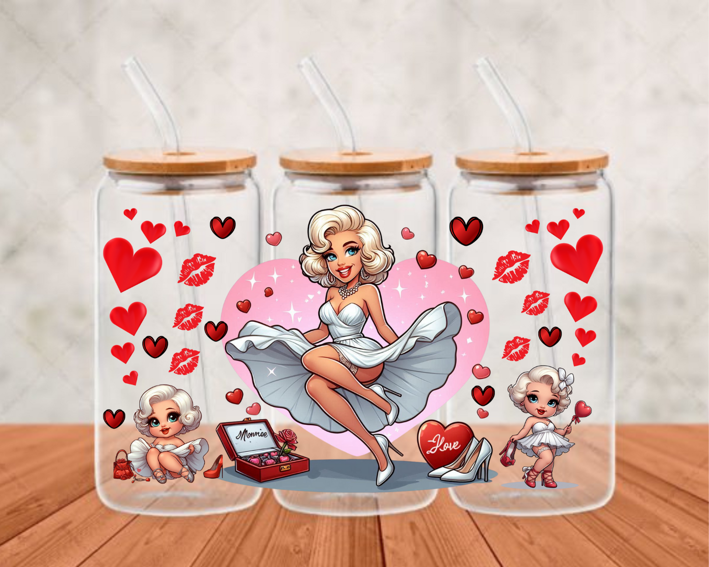 Marilyn in pink uv wrap