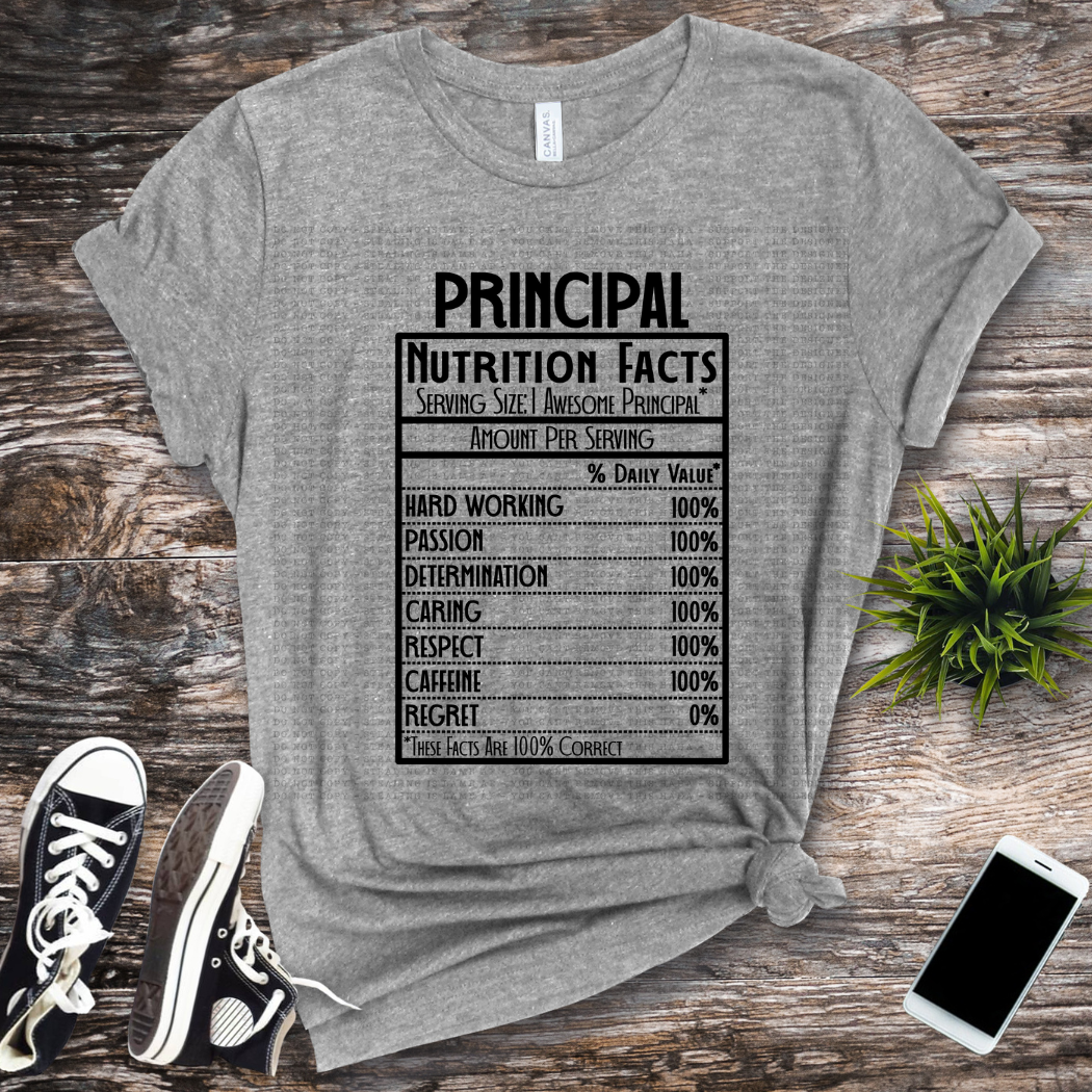 Principal nutrition facts