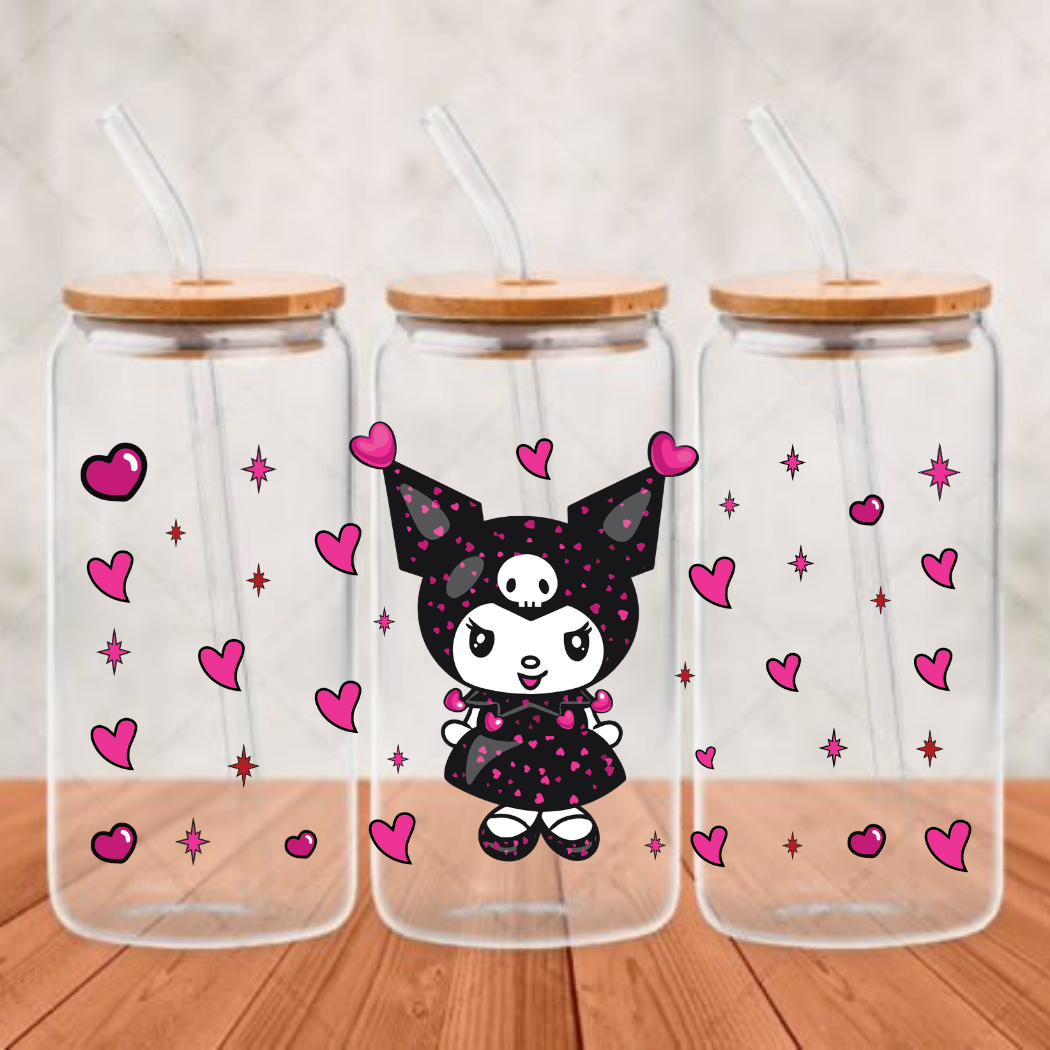 Kuromi UV-DTF adhesive cup wrap