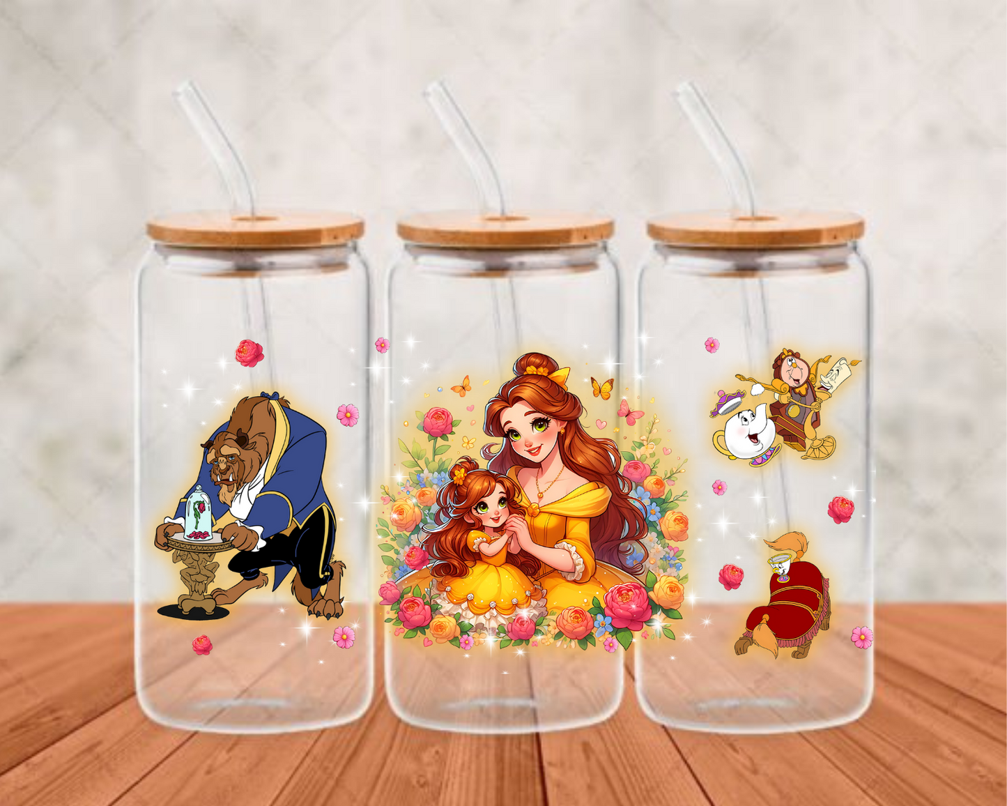 bella and baby UV- DTF Adhesive cup wrap