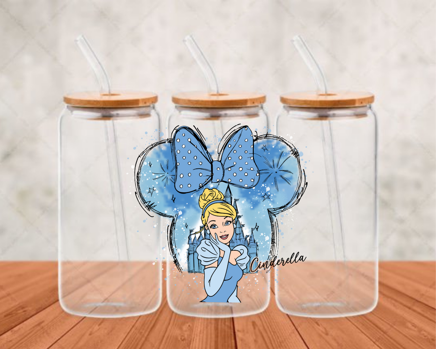 cinderella UV- DTF Adhesive cup wrap