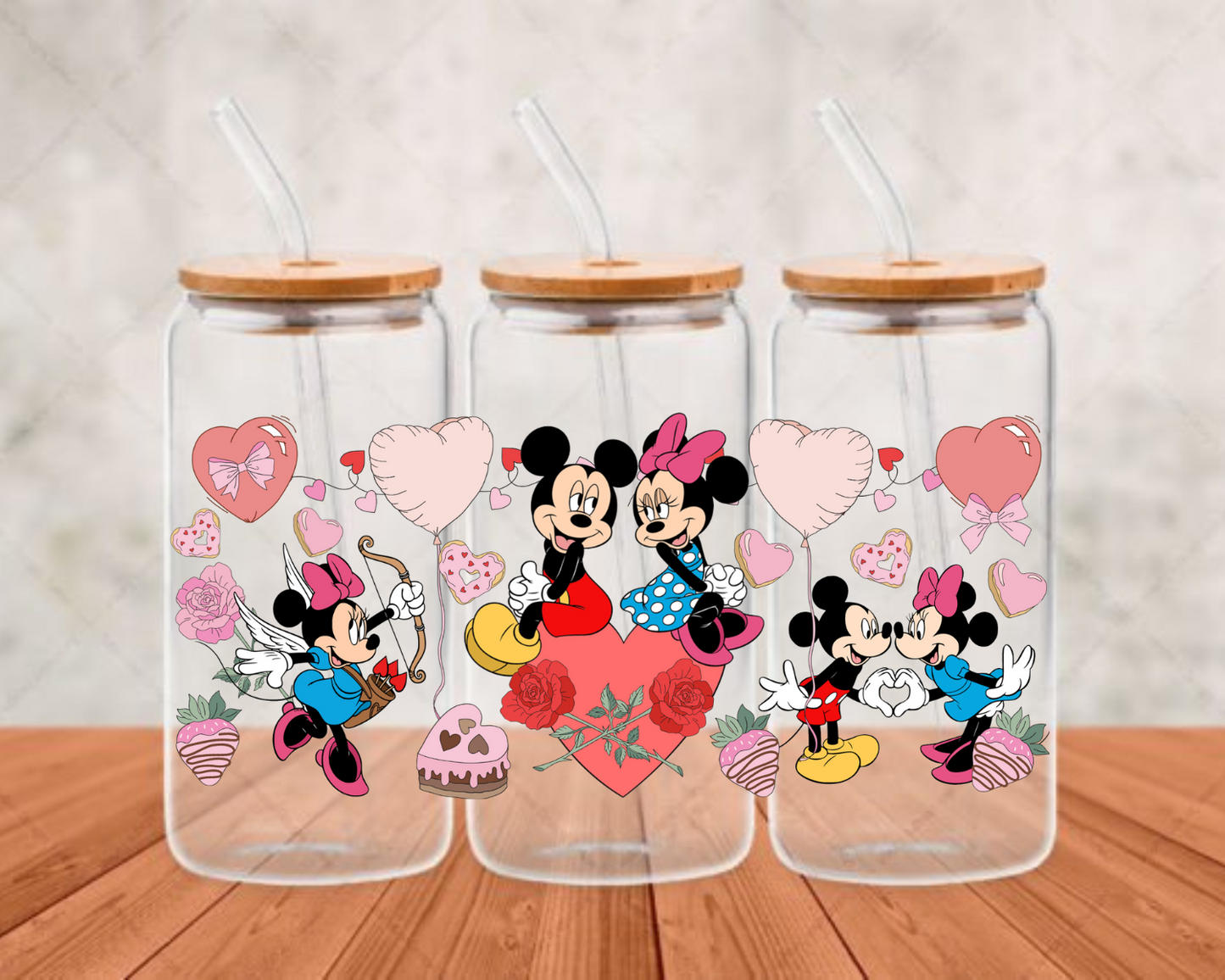 MOUSE IN LOVE UV-DTF adhesive cup wrap