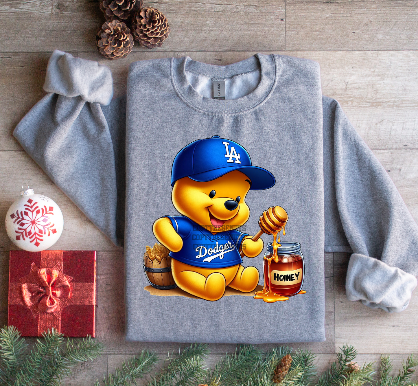 Whinnie With Honey Pot - Dodgers