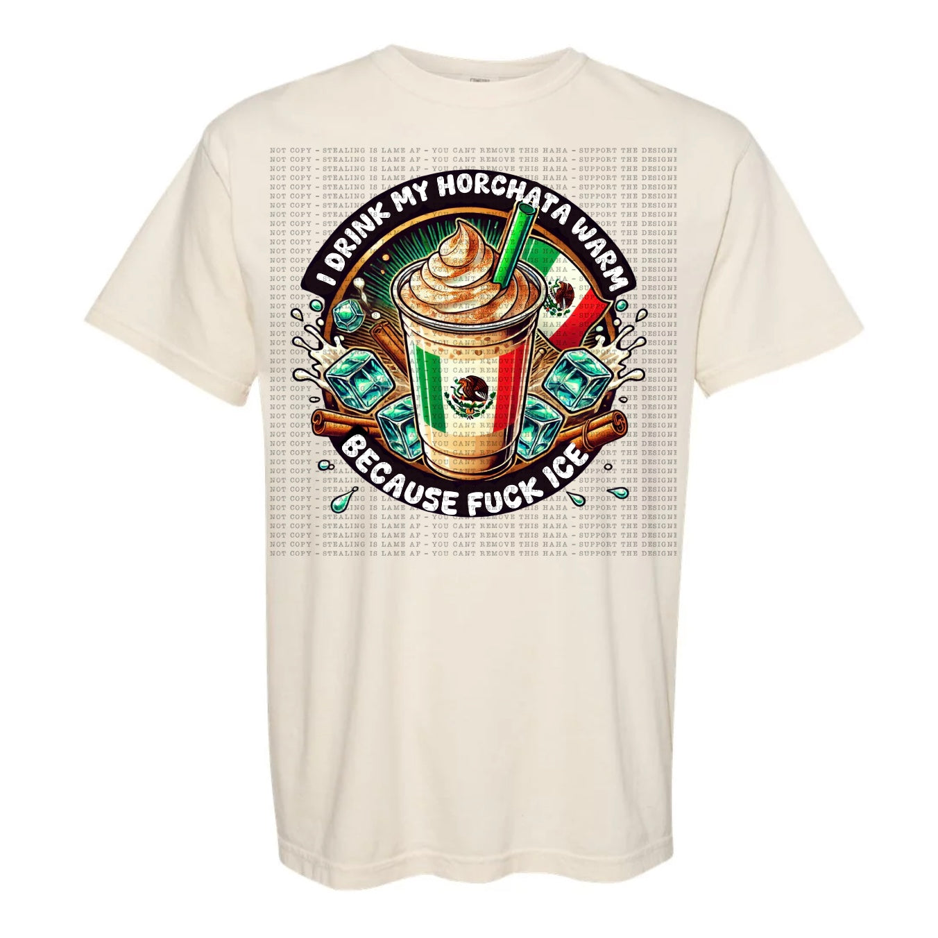 i drink my horchata warm because fuck ice