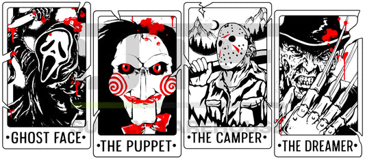 Horror Tarot Card UV DTF