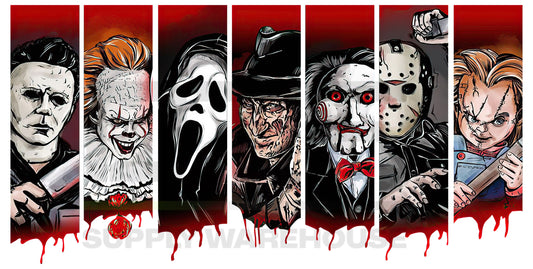 All the Terror UV DTF Cup wrap