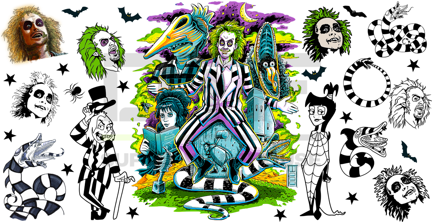Beetlejuice UV-DTF (adhesive cup wrap)