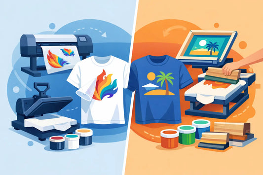 DTF Transfers vs Screen Printing Compared