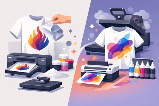 DTF vs Sublimation Printing for T-Shirts