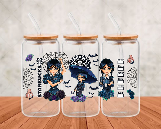 Wednesday1  UV-DTF (adhesive cup wrap)