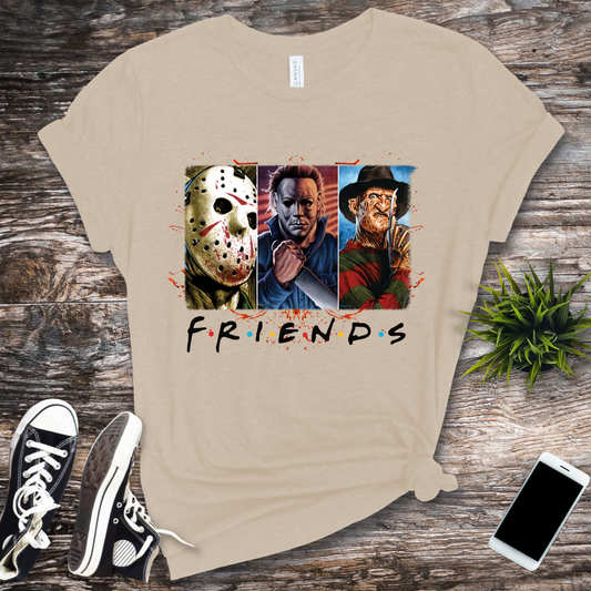 horror friends red