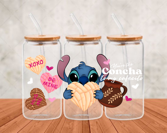 Stitch With Concha UV-DTF (adhesive cup wrap)