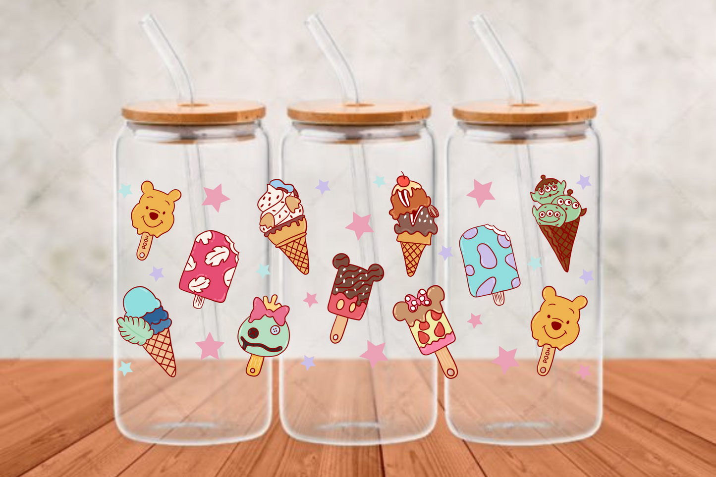 ice cream  UV-DTF adhesive