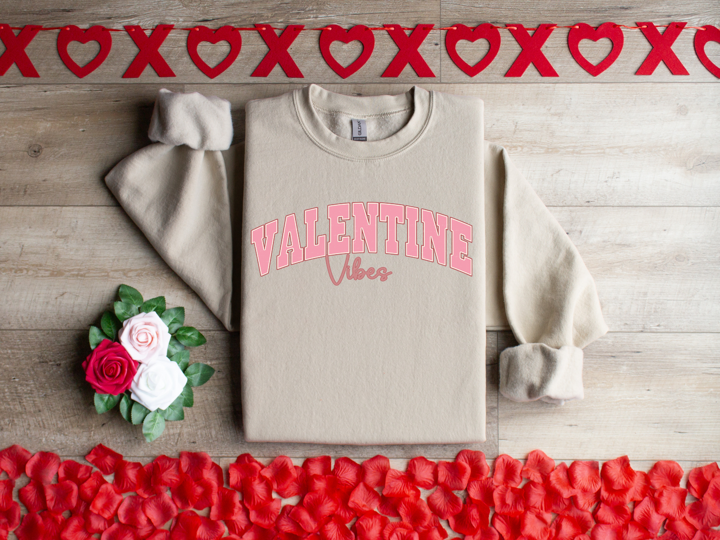 valentines vibes pink