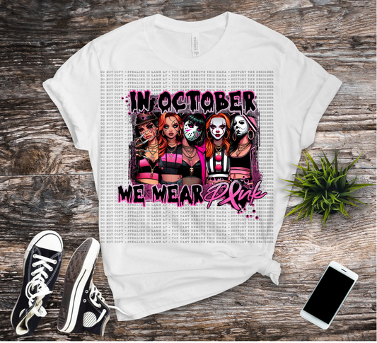 in October we wear pink  horror41