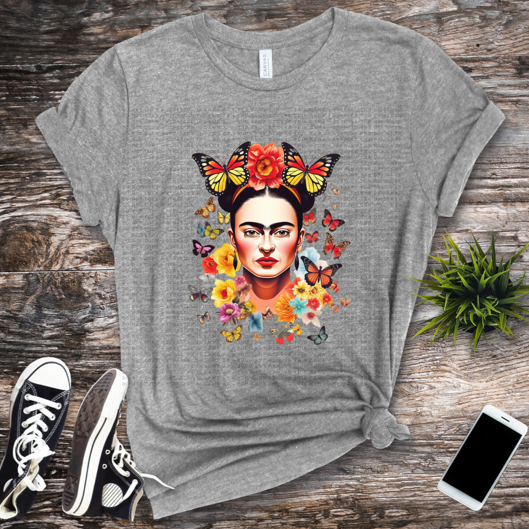 Simon_Fremont_butterfly_in_style_of_Frida_Khalo