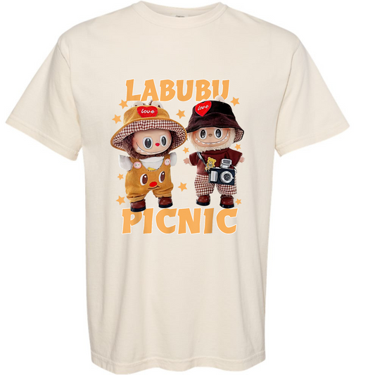 Merch Funny Labubu Cute Labubu Picnic And Friends Meme