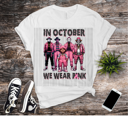 in October we wear pink  horror12